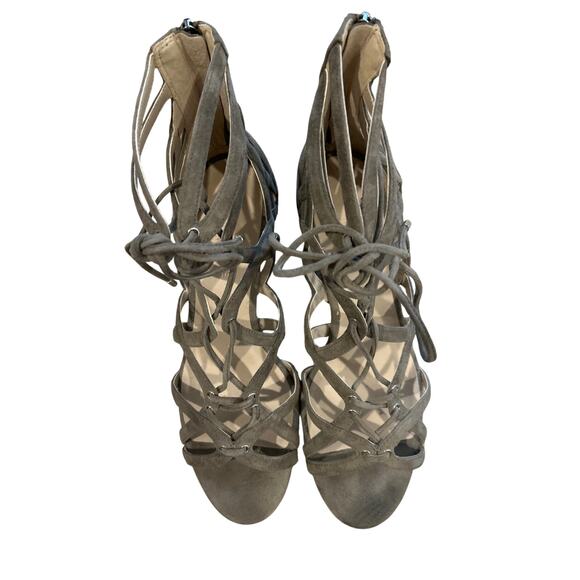 Suede wedge heels size 9.5 - Picture 4 of 6